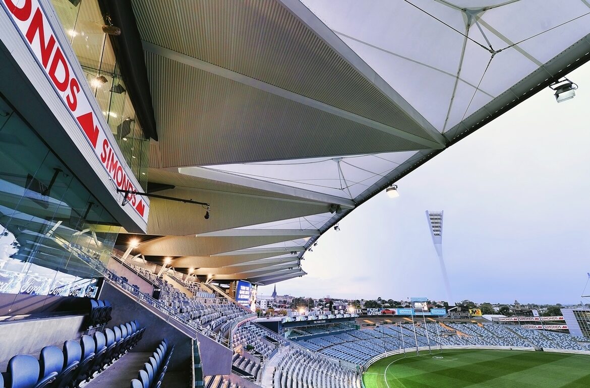 Player change rooms — © Populous